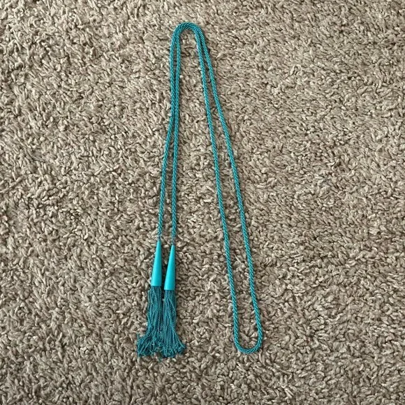 🆕NWOT Kendra Scott Phara Lariat Necklace • Matte Teal - Picture 4 of 6